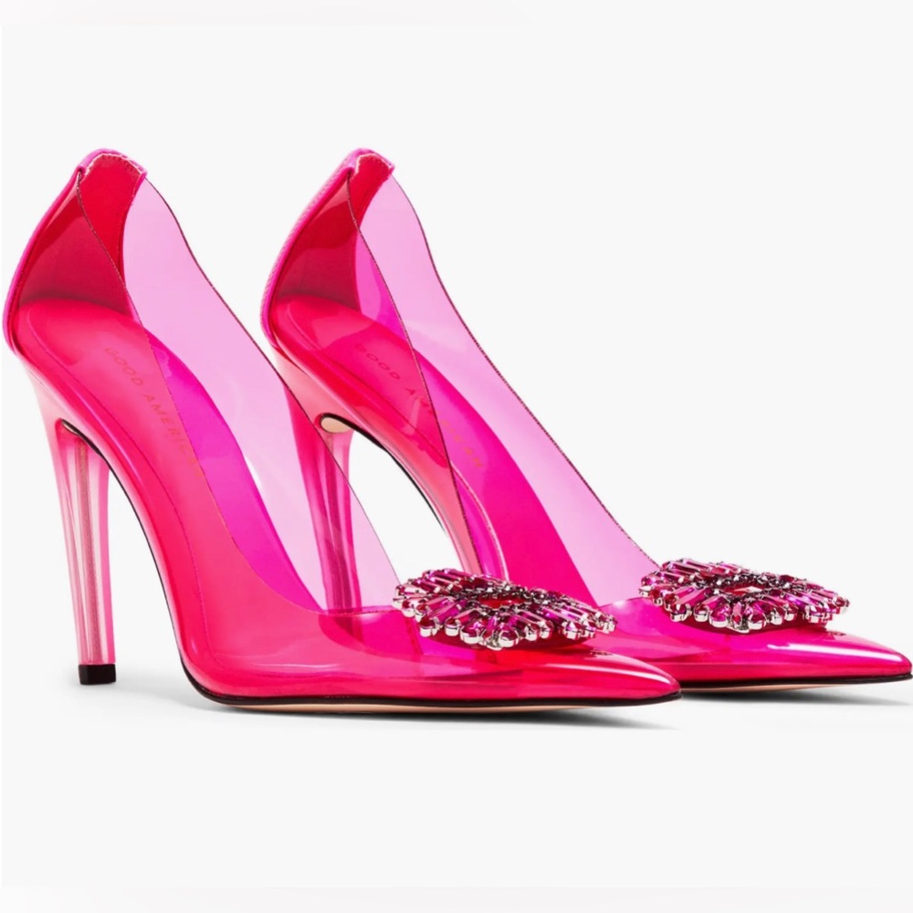*NEVER WORN* Good American CINDER-F*UCKING-RELLA PUMP size 7.5